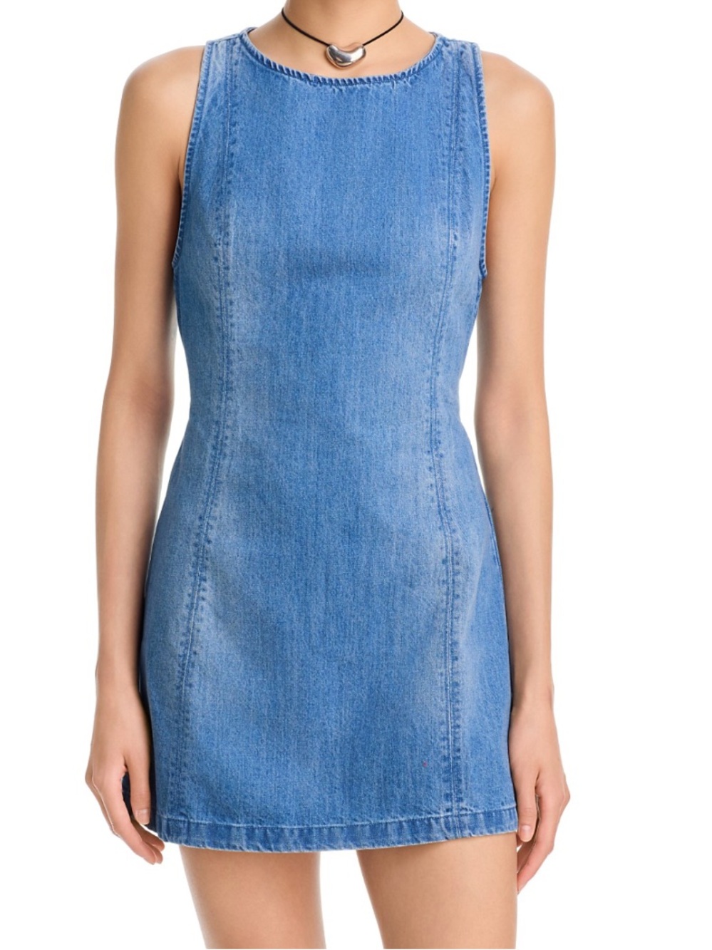 Free People Atlas Denim Mini Dress